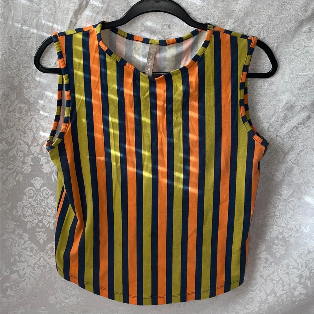 Mata Traders Multicolor Striped Tank Top. Size Small. - Picture 1 of 4
